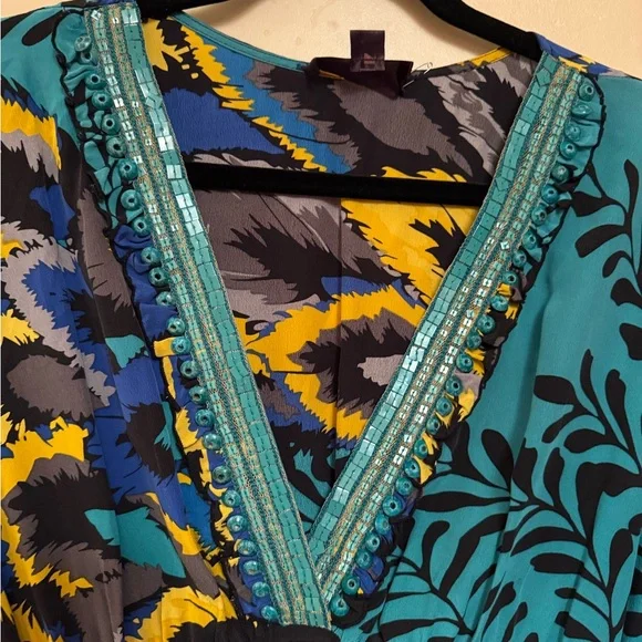 Hale Bob Multicolor Silk Dress - Picture 4 of 6